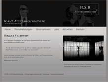 Tablet Screenshot of hsd-sicherheitsdienste.com